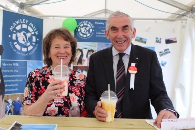 David and Margaret at Burwarton Show